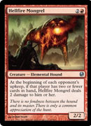 Hellfire Mongrel (Duel Decks: Ajani vs Nicol Bolas) Medium Play