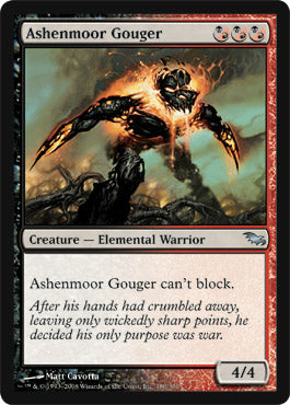 Ashenmoor Gouger (Shadowmoor) Medium Play