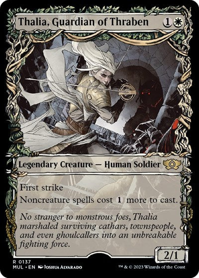 Thalia, Guardian of Thraben (Halo Foil) (March of the Machine: Multiverse Legends) Near Mint Foil