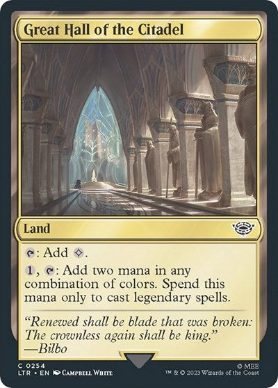 Great Hall of the Citadel (Universes Beyond: The Lord of the Rings: Tales of Middle-earth) Near Mint