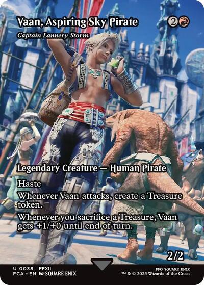 Vaan, Aspiring Sky Pirate - Captain Lannery Storm (Showcase) (Universes Beyond: FINAL FANTASY: Through the Ages) Near Mint