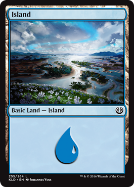 Island (255) (Kaladesh) Medium Play