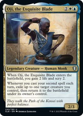 Oji, the Exquisite Blade (Commander Legends: Battle for Baldur's Gate) Medium Play Foil