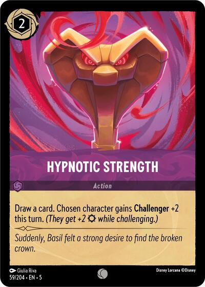Hypnotic Strength (Shimmering Skies) Near Mint Cold Foil