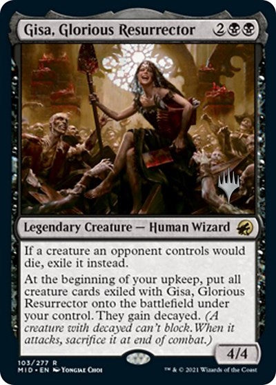 Gisa, Glorious Resurrector (Promo Pack: Innistrad: Midnight Hunt) Near Mint Foil