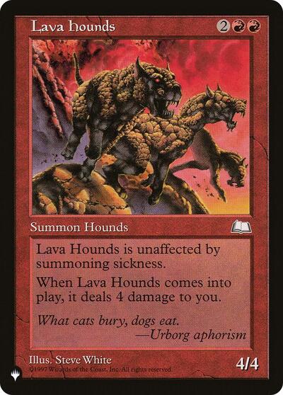 Lava Hounds (The List) Near Mint