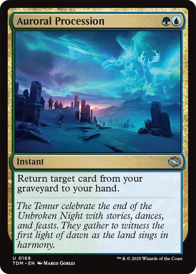 Auroral Procession (Tarkir: Dragonstorm) Near Mint