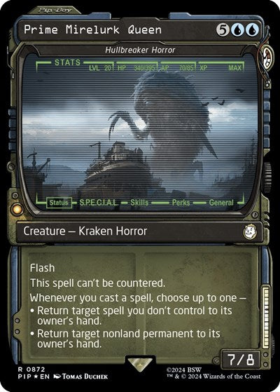 Prime Mirelurk Queen - Hullbreaker Horror (Showcase) (Surge Foil) (Universes Beyond: Fallout) Near Mint Foil