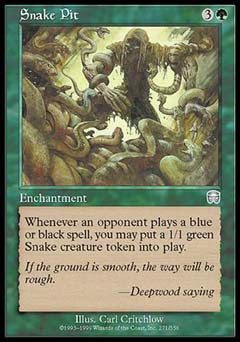 Snake Pit (Mercadian Masques) Near Mint Foil