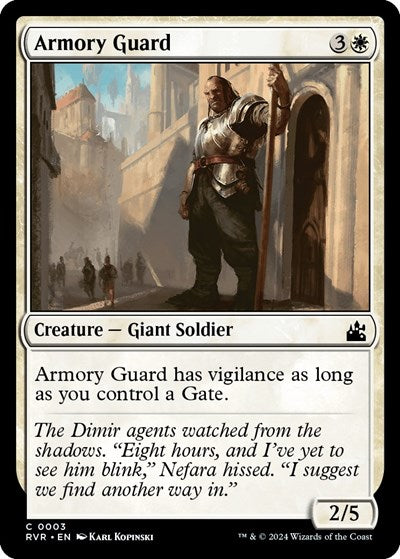 Armory Guard (Ravnica Remastered) Near Mint Foil
