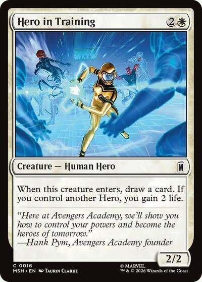 Hero in Training (Marvel Super Heroes) Near Mint Foil