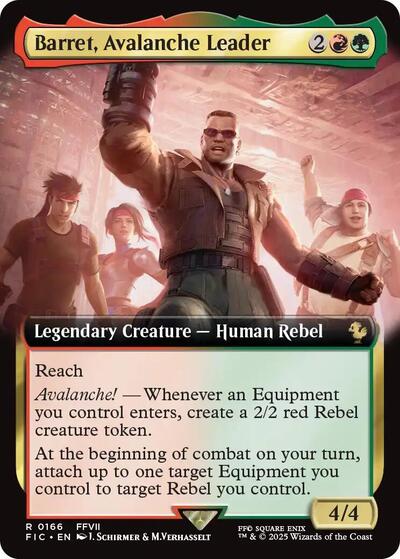Barret, Avalanche Leader (Extended Art) (Commander: FINAL FANTASY) Near Mint Foil