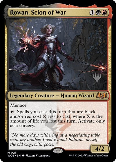 Rowan, Scion of War (Promo Pack: Wilds of Eldraine) Near Mint Foil