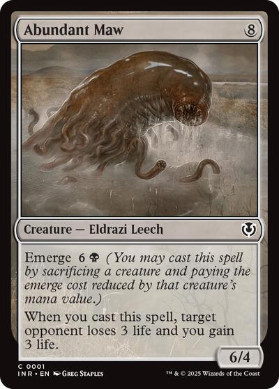 Abundant Maw (Innistrad Remastered) Near Mint Foil