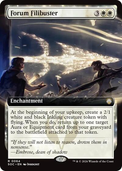 Forum Filibuster  Extended Art|2|0|0.00