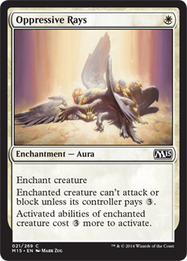 Oppressive Rays (Magic 2015 Core Set) Medium Play
