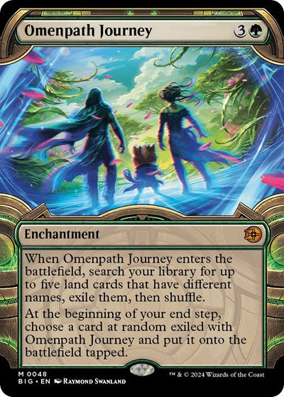 Omenpath Journey (Showcase) (Outlaws of Thunder Junction: The Big Score) Near Mint Foil