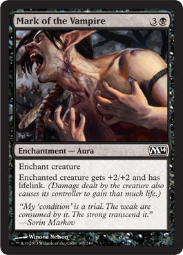 Mark of the Vampire (Magic 2014 Core Set) Light Play