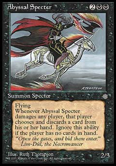 Abyssal Specter (Ice Age) Light Play