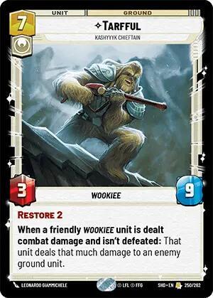 Tarfful Kashyyyk Chieftain (Shadows of the Galaxy) Near Mint Foil