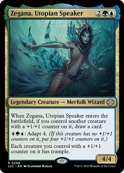 Zegana, Utopian Speaker (Commander: The Lost Caverns of Ixalan) Medium Play