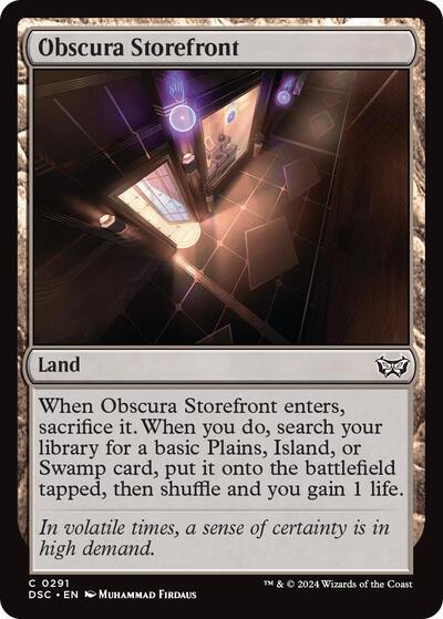 Obscura Storefront (Commander: Duskmourn: House of Horror) Light Play