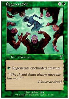 Regeneration (7th Edition) Heavy Play Foil