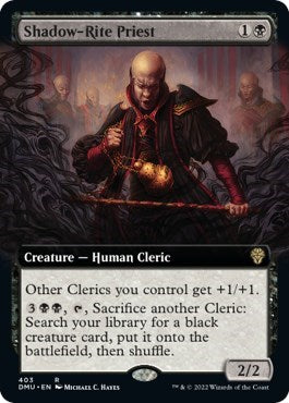 Shadow-Rite Priest (Extended Art) (Dominaria United) Light Play Foil