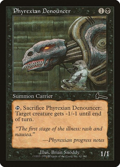 Phyrexian Denouncer (Urza's Legacy) Near Mint Foil