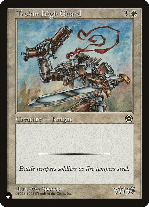Trokin High Guard (The List) Light Play