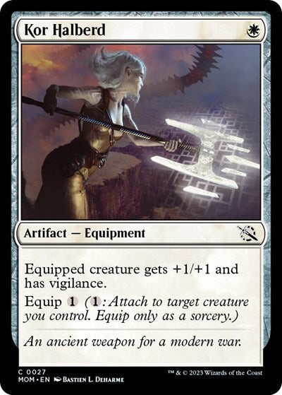 Kor Halberd (March of the Machine) Medium Play Foil