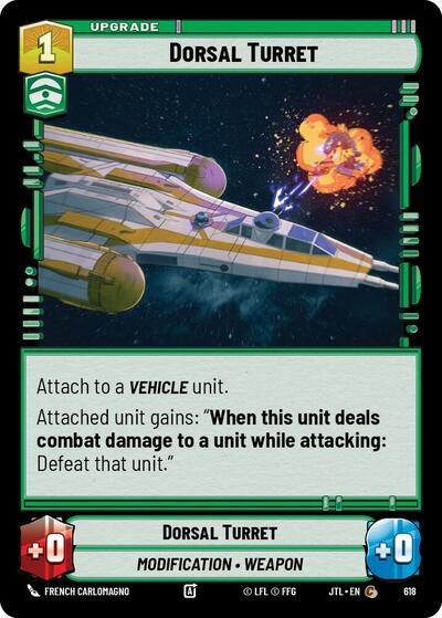 Dorsal Turret (Foil) (Jump to Lightspeed) Near Mint Foil