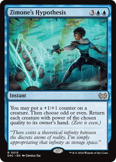 Zimone's Hypothesis (Commander: Duskmourn: House of Horror) Light Play