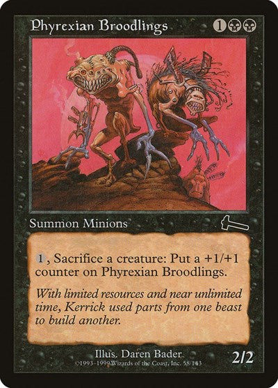 Phyrexian Broodlings (Urza's Legacy) Medium Play
