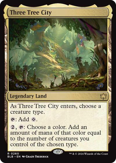 Three Tree City (Bloomburrow) Heavy Play