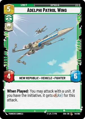 Adelphi Patrol Wing (Shadows of the Galaxy) Near Mint Foil