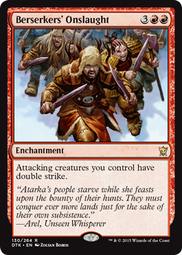 Berserkers' Onslaught (Dragons of Tarkir) Heavy Play