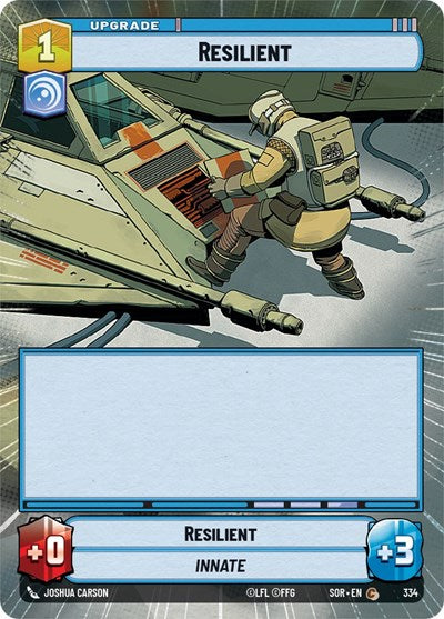 Resilient (Hyperspace) (Spark of Rebellion) Near Mint Foil