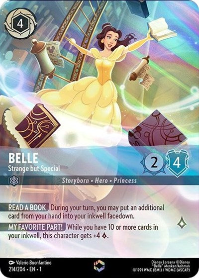 Belle - Strange but Special (Alternate Art) (The First Chapter) Near Mint Holofoil