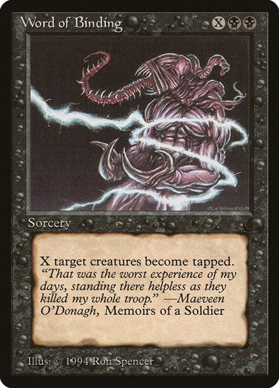 Word of Binding (The Dark) Heavy Play