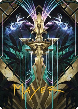 Halo Fountain Art Card (Gold-Stamped Signature) (Art Series: Streets of New Capenna) Near Mint