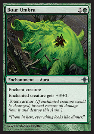 Boar Umbra (Rise of the Eldrazi) Light Play Foil