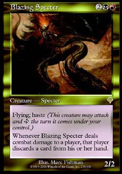Blazing Specter (Invasion) Damaged / Poor