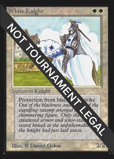 White Knight (IE) (International Edition) Near Mint