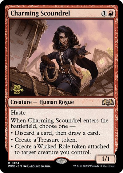 Charming Scoundrel (Promos: Prerelease Cards) Light Play Foil