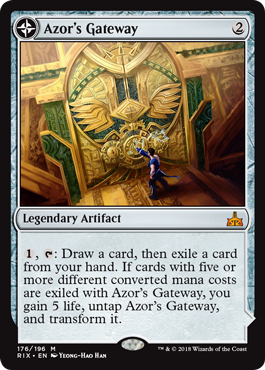 Azor's Gateway (Rivals of Ixalan) Light Play Foil