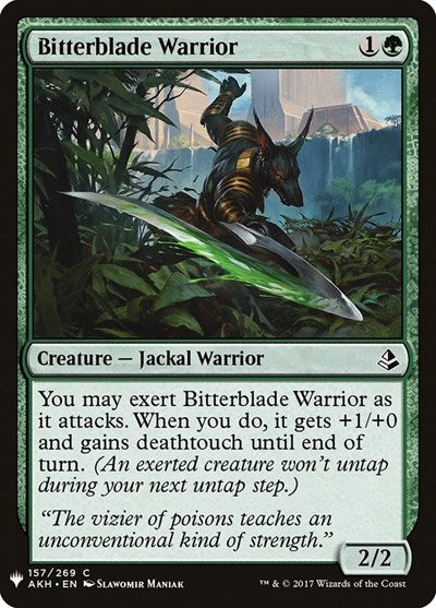 Bitterblade Warrior (Mystery Booster) Light Play