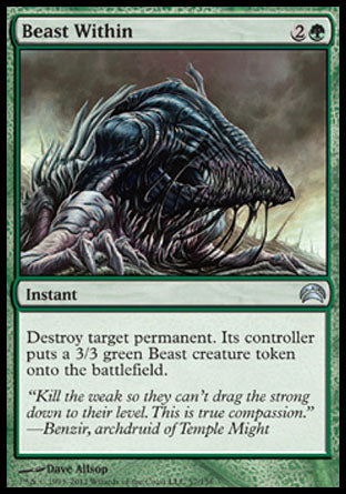 Beast Within (Planechase 2012) Medium Play