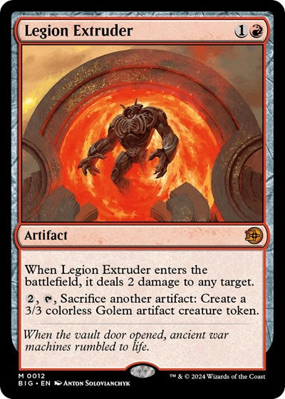 Legion Extruder (Outlaws of Thunder Junction: The Big Score) Light Play Foil
