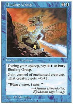 Binding Grasp (5th Edition) Heavy Play